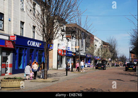 Rotherham Yorkshire Regno Unito - negozi di shopping in centro città Foto Stock