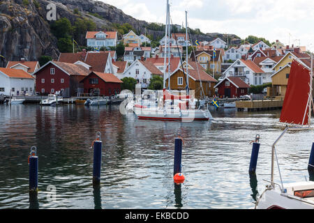 Fjallbacka, regione di Bohuslan, nella costa occidentale della Svezia, Scandinavia, Europa Foto Stock