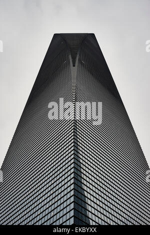 Shanghai World Financial Center di Shanghai, Cina Foto Stock
