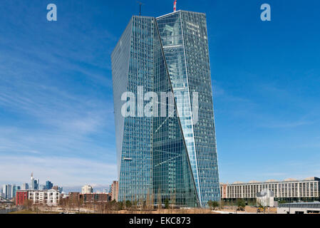 L'Europa, Germania, di Francoforte sul Meno, Banca centrale europea BCE, capo ufficio. Foto Stock