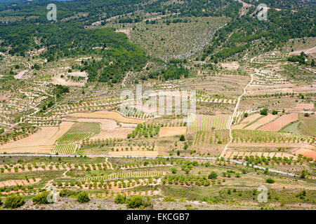 Aras de los Olmos valley in Valencia Spagna Foto Stock