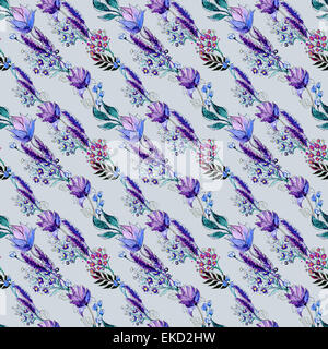 Seamless motivo floreale Foto Stock