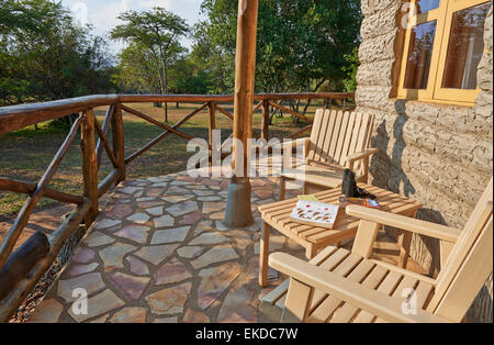 Arcadia Cottages, Lago Mburo National Park, Uganda, Africa Foto Stock