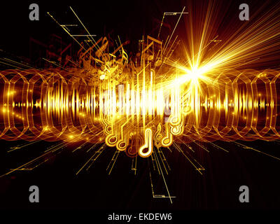 Musica frattale Foto Stock