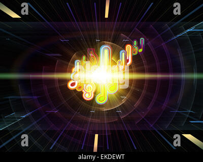 Luci musica Foto Stock