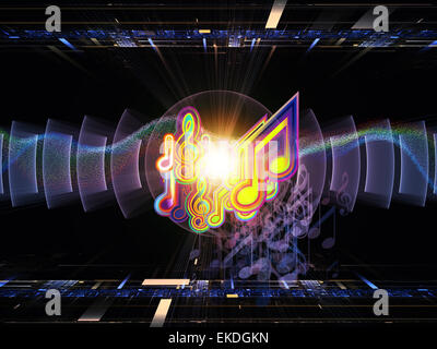 Energia musicale Foto Stock