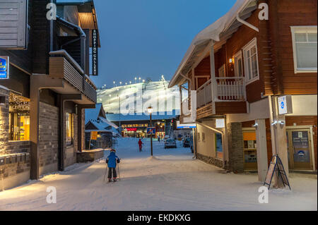 Levi. Lapponia. Finlandia. scandinavia Foto Stock