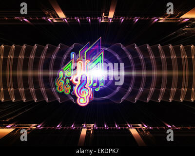 Energia musicale Foto Stock