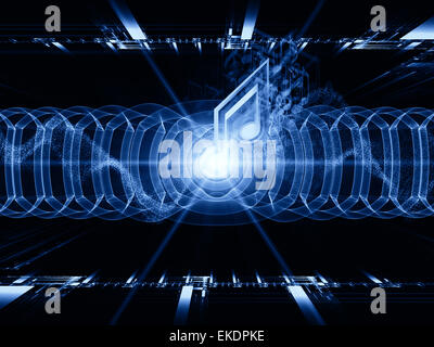 Geometria del suono Foto Stock