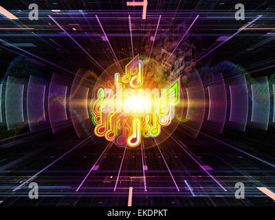 Spazio musica Foto Stock