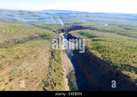 Vista aerea di El Questro Wilderness Park, regione di Kimberley, Western Australia, WA, Australia Foto Stock