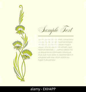 Alcuni rametti di aneto decorative Foto Stock