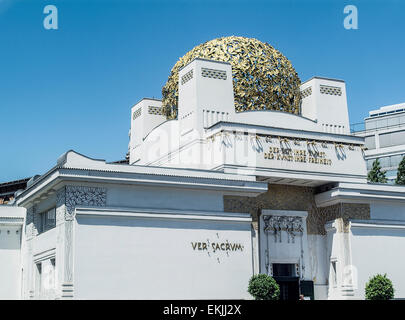 Casa di secessione di vienna austria europa Foto Stock