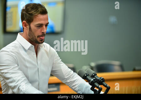 William Levy riceve le chiavi della città di Miami con: William Levy dove: Miami, Florida, Stati Uniti quando: 06 Ott 2014 Foto Stock