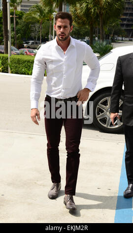 William Levy riceve le chiavi della città di Miami con: William Levy dove: Miami, Florida, Stati Uniti quando: 06 Ott 2014 Foto Stock