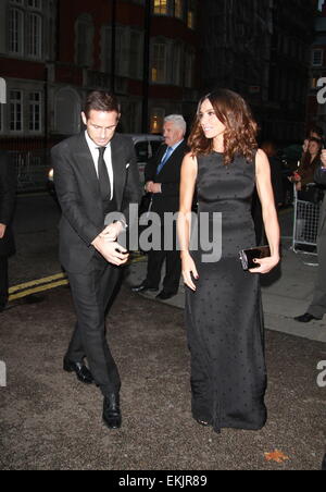 Il 2014 Pride of Britain Awards tenutosi presso la struttura Grosvenor House - all'esterno degli arrivi con: Frank Lampard,Christine Bleakley dove: Londra, Regno Unito quando: 06 Ott 2014 Foto Stock