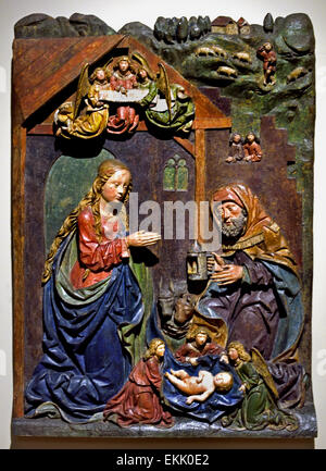 La nascita di Cristo 1500-1520 il tedesco in Germania Foto Stock