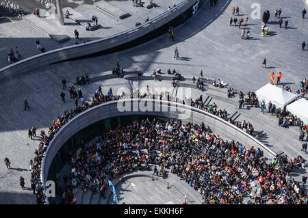 Il convogliatore anfiteatro presso il più Londra Riverside in London, England Regno Unito Regno Unito Foto Stock