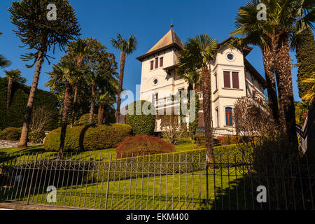 Cannero Riviera, Lago Maggiore, provincia di Verbania, Piemonte, Italia Foto Stock