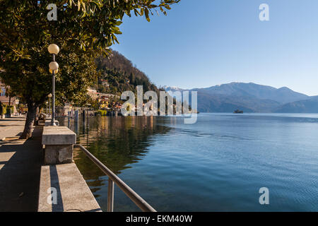 Cannero Riviera, Lago Maggiore, provincia di Verbania, Piemonte, Italia Foto Stock