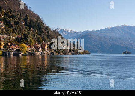 Cannero Riviera, Lago Maggiore, provincia di Verbania, Piemonte, Italia Foto Stock