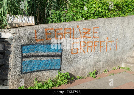 Legalizzare Graffiti numero 3508 Foto Stock