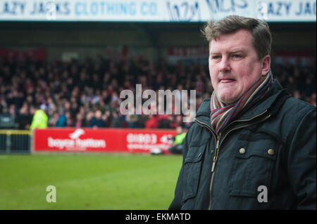 Karl Marginson, Manager di FC Regno di Manchester nella foto a un FA Trophy match tra Torquay Regno e FC Regno di Manchester Foto Stock