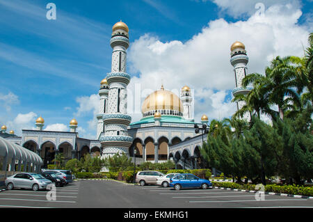 Jame'asr Hassanil Bolkiah moschea, Bandar Seri Begawan, Brunei Foto Stock