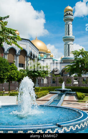 Jame'asr Hassanil Bolkiah moschea, Bandar Seri Begawan, Brunei Foto Stock