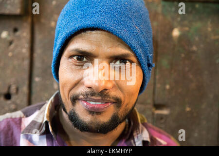 Commercio all'ingrosso mercato ortofrutticolo Bepin Behari Ganguly Street Calcutta Kolkata Foto Stock