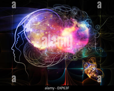 La propagazione di pensieri interna Foto Stock