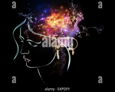 La propagazione di pensieri interna Foto Stock