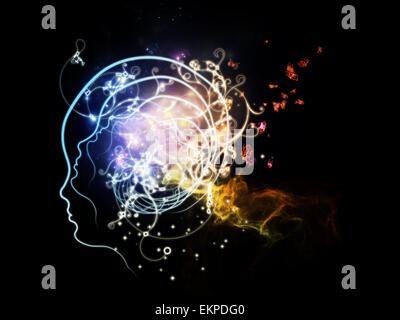 La propagazione di pensieri interna Foto Stock