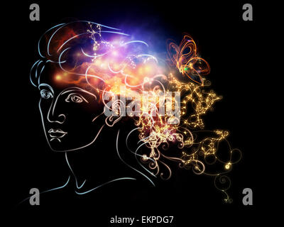 La propagazione di pensieri interna Foto Stock