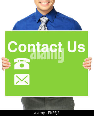Contattaci Foto Stock