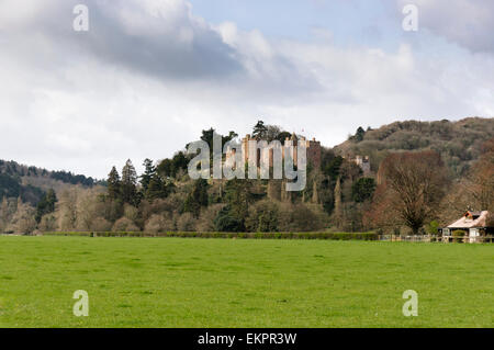 Il Castello di Dunster, Somerset, Inghilterra, Regno Unito Foto Stock