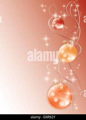 Nuovo anno di carta con decorazione per alberi di Natale. EPS10 Illustrazione Vettoriale