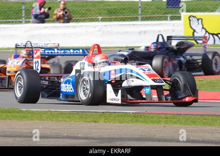 Silverstone, UK. Xi Apr, 2015. Europea di Le Mans Series Round 1. Pietro Fittipaldi, il nipote di due volte la Formula Uno Campione del Mondo Emerson Fittipaldi © Azione Sport Plus/Alamy Live News Foto Stock