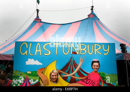 Glastonbury 2014 Foto Stock