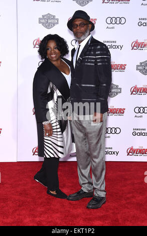 Hollywood, California, USA. Xiii Apr, 2015. Samuel L. Jackson & LaTanya Richardson arriva per la meraviglia che ''vendicatori: Età di Ultron'' in prima mondiale al teatro Dolby. Credito: Lisa O'Connor/ZUMA filo/Alamy Live News Foto Stock