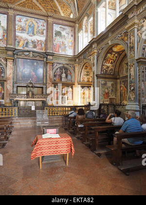 Chiesa di San Maurizio al Monastero Maggiore chiesa, Corso Magenta street, Milano, Lombardia, Italia, Europa Foto Stock