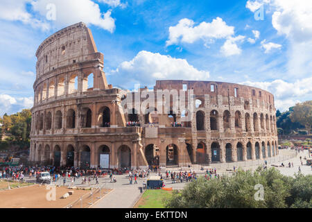 Colosseo a Roma, Italia Foto Stock