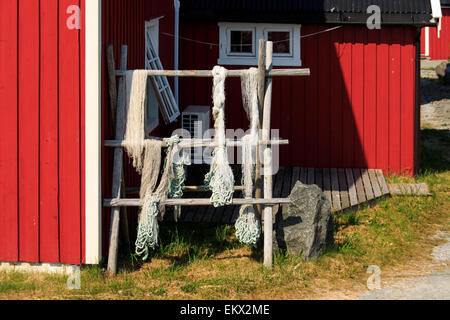 Villaggio di Pescatori di Å, Isole Lofoten, Nordland, Norvegia, Scandinavia, Europa Foto Stock