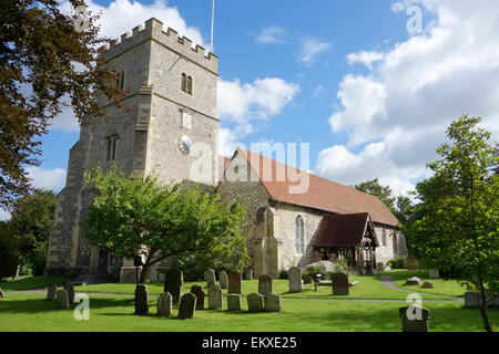 Chiesa della Santa Trinità, Cookham-on-Thames, Buckinghamshire, Inghilterra, Regno Unito Foto Stock