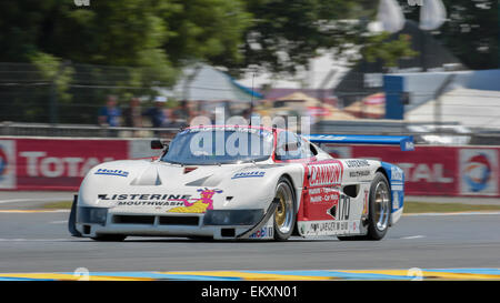 LE MANS, Francia - 12 giugno 2014: Spice SE86 #170 con driver Aaron Scott Foto Stock