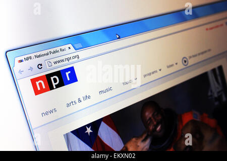 Npr.org la radio pubblica nazionale Foto Stock