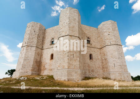 Castel del Monte La Puglia, Italia Foto Stock
