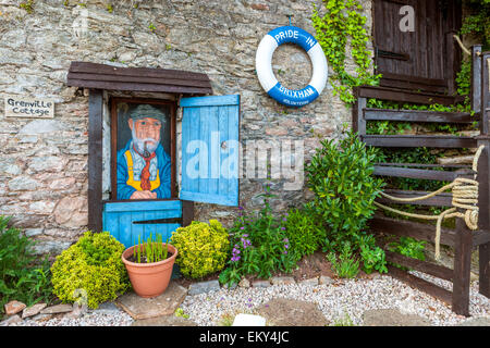 Brixham Harbour, South Devon, Inghilterra, Regno Unito, Europa. Foto Stock