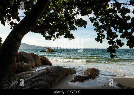 Forte Beach. Florianopolis, Santa Catarina, Brasile. Foto Stock