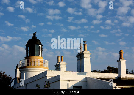 Il faro di Cromarty sulla costa est della Scozia Foto Stock